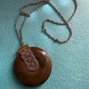 Vintage Max Factor Khara Crème Perfume Necklace Pre-owned